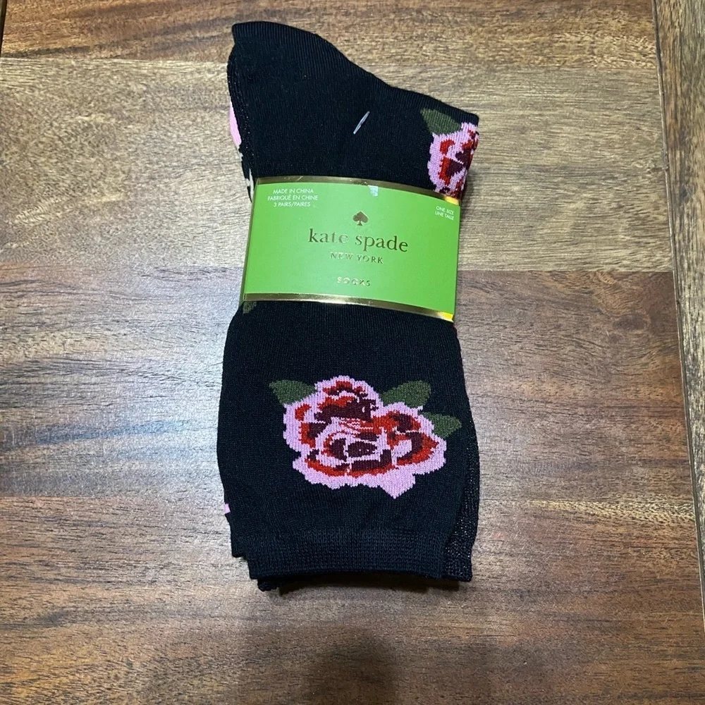 Kate spade NY 3 pair socks